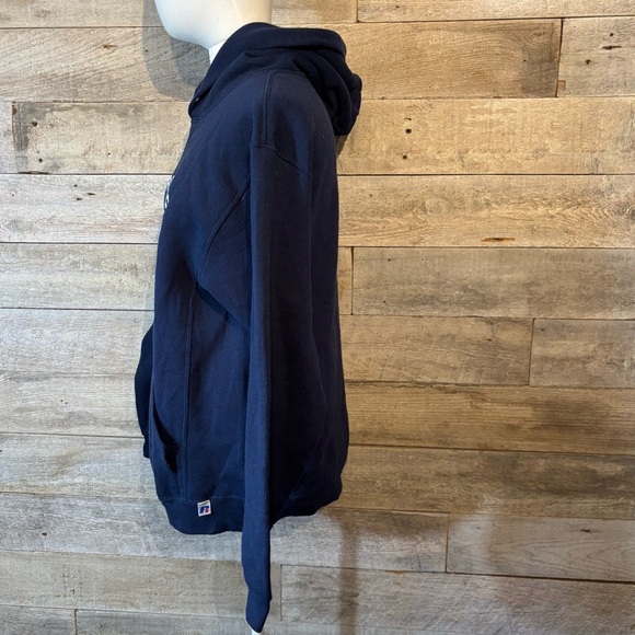 🛍️3/$30 Notre Dame Athletics women’s navy blue‎ hoodie in size medium - Picture 5 of 9